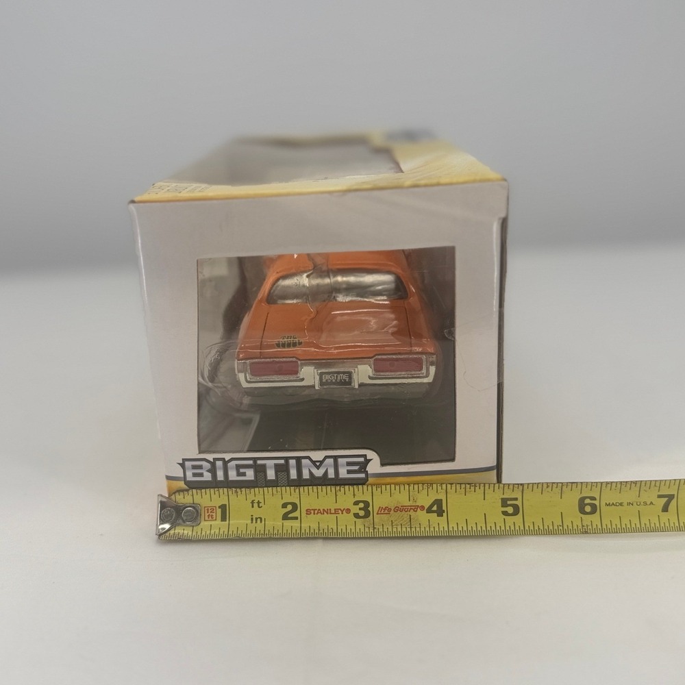 Jada Bigtime Muscle 1969 Pontiac GTO Judge Orange 1:24 Die Cast Car 90060 - Picture 13 of 14